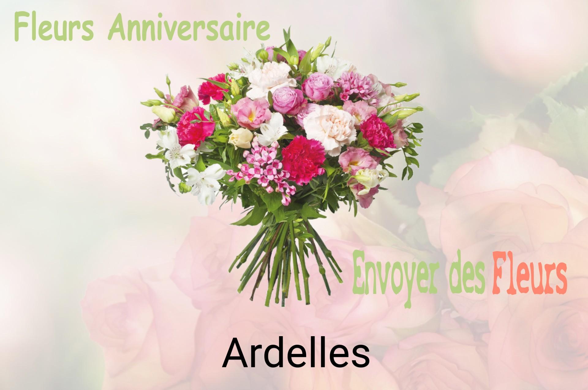 Bouquet de fleurs d’anniversaire livré à Ardelles